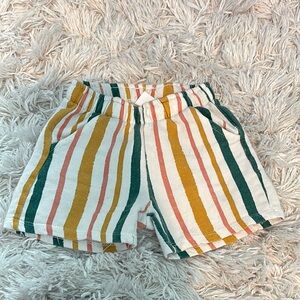 Zara Kids Multicolor Striped Shorts